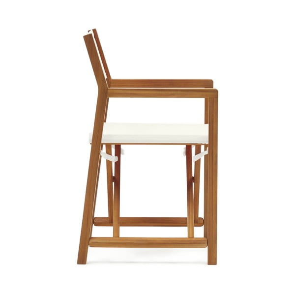 Balti/dabīga toņa masīvkoka dārza krēsli (2 gab.) Thianna – Kave Home-image-3