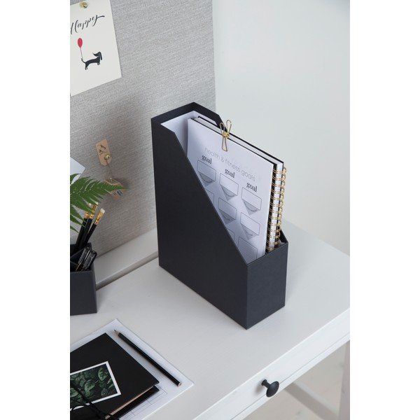 Tumši pelēka žurnālu un dokumentu mape Bigso-image-1