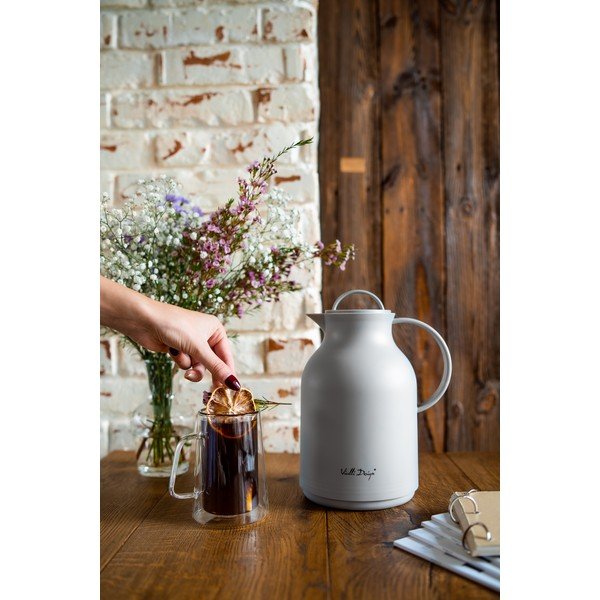 Pelēks termoss Vialli Design AMO, 1 l-image-1
