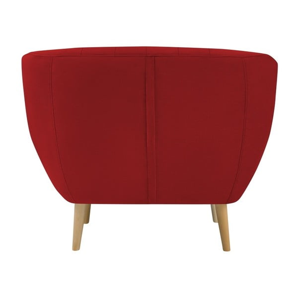 Sarkans samta atpūtas krēsls Mazzini Sofas Sardaigne-image-4