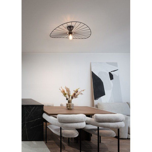 Matēti melna griestu lampa ø 60 cm Chapeau – Reality-image-1