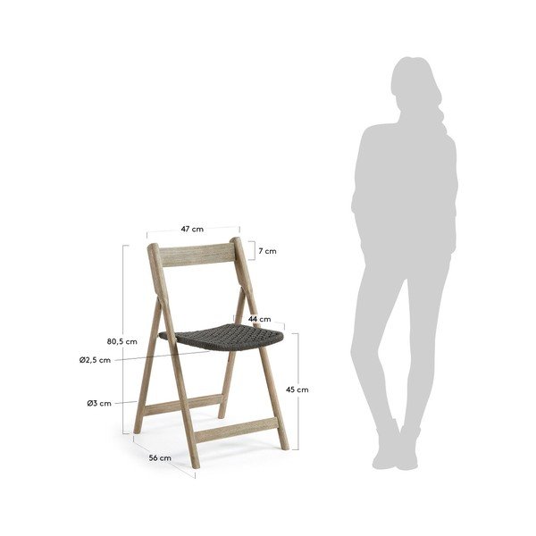 2 saliekamo dārza krēslu komplekts La Forma Picot-image-3