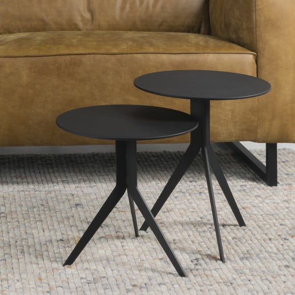 Metāla apaļš sānu galdiņš ø 38 cm Daley – Spinder Design-image-2