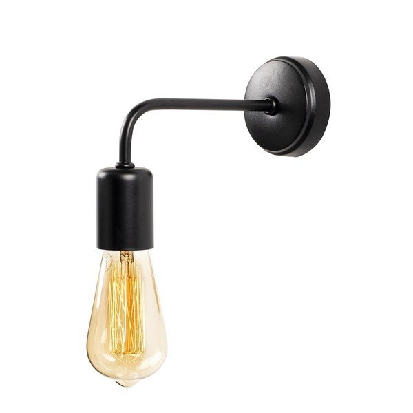 Melna sienas lampa Isidora – Opviq lights-image-4
