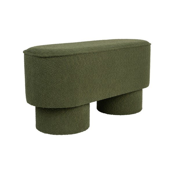 Zaļš sols no buklē auduma Marcos – White Label-image-1