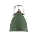 Zaļa piekaramā lampa ar vara detaļām Leitmotiv Mingle, ⌀ 21 cm