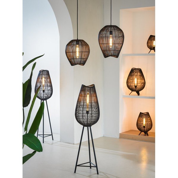 Melna griestu lampa ø 28 cm Yumi – Light & Living-image-1