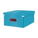 Zila kartona uzglabāšanas kaste ar vāku 48x37x20 cm Click&Store – Leitz