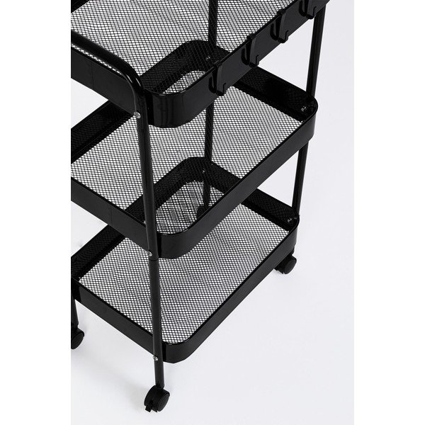 Metāla servēšanas galdiņš uz riteņiem 29,5x41 cm Leiky – Yes Everyday-image-4