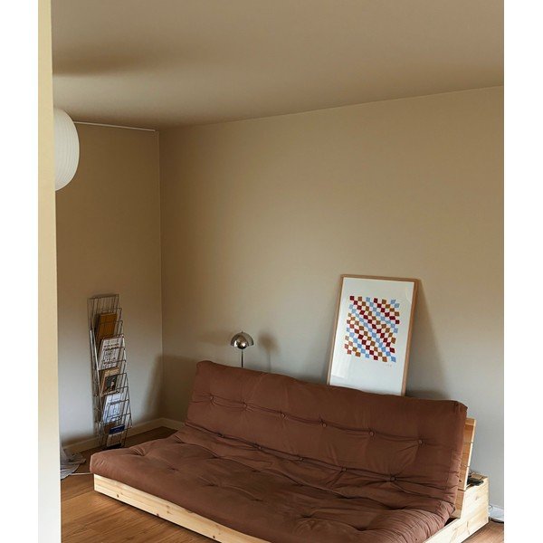 Rozā velveta izvelkamais dīvāns 196 cm Base – Karup Design-image-1