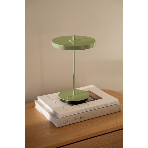 Zaļa metāla LED galda lampa ar metāla abažūru (augstums 31 cm) Asteria Move – UMAGE-image-1