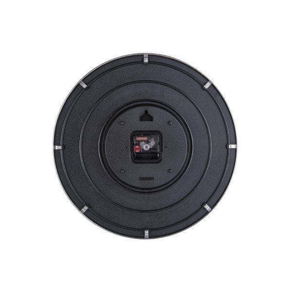 Pelēka stikla sienas pulkstenis Karlsson Leaf, ø 40 cm-image-2