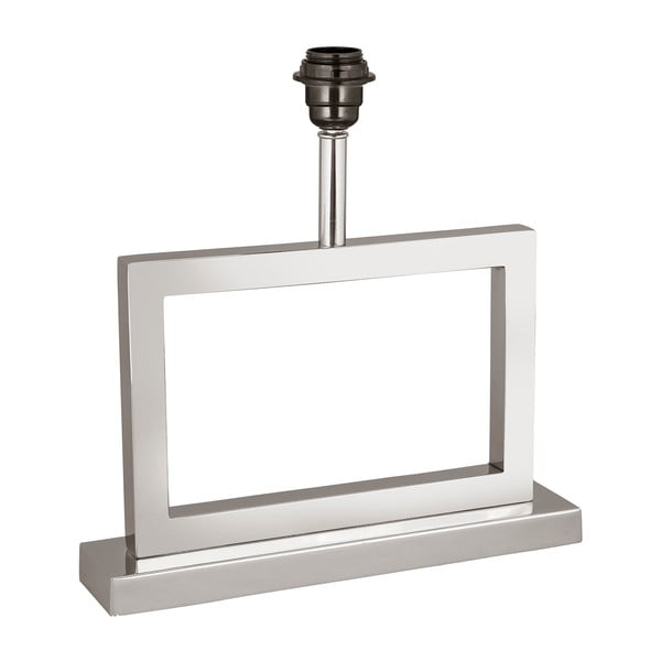 Spīdīga lampas pamatne sudraba krāsā 40 cm Kea – Côté Table