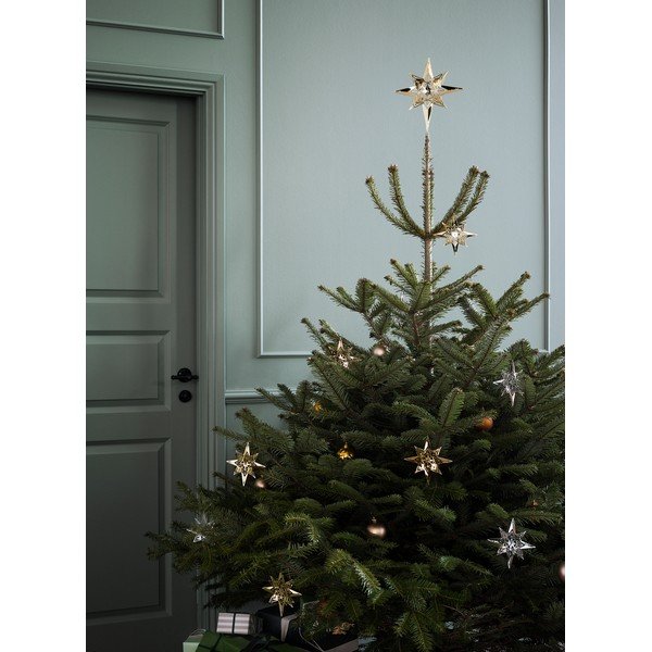 Ziemassvētku eglīšu galotne (zvaigzne) zelta krāsā Kähler Design-image-1