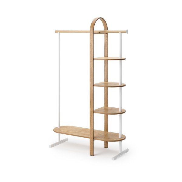 Balts/dabīga toņa priekšnama komplekts no eikalipta koka Bellwood – Umbra-image-2