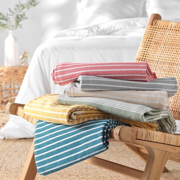 Dzeltens gultas pārklājs 220x240 cm Adele – douceur d'intérieur-image-4