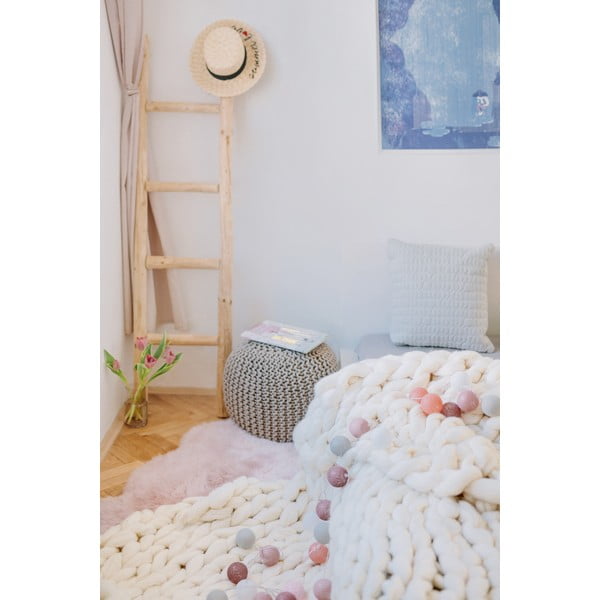 Brūna gaismiņu virtene ar LED spuldzēm LUKKA, 15 gaismiņas-image-1