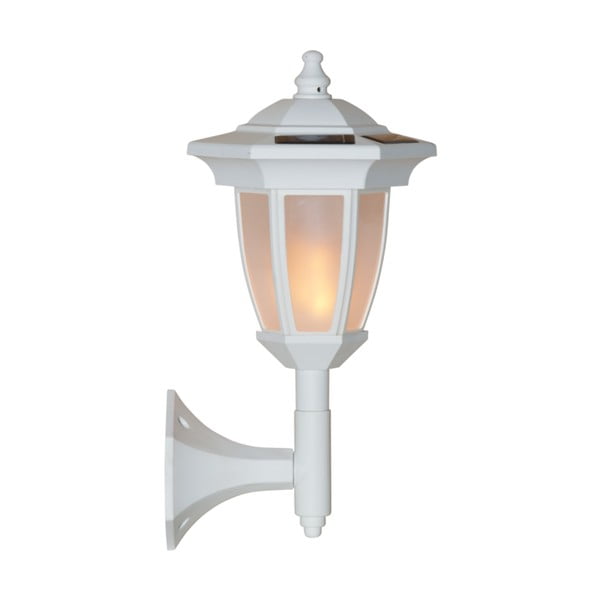 Balta āra LED lampa ar saules baterijām Star Trading Flame