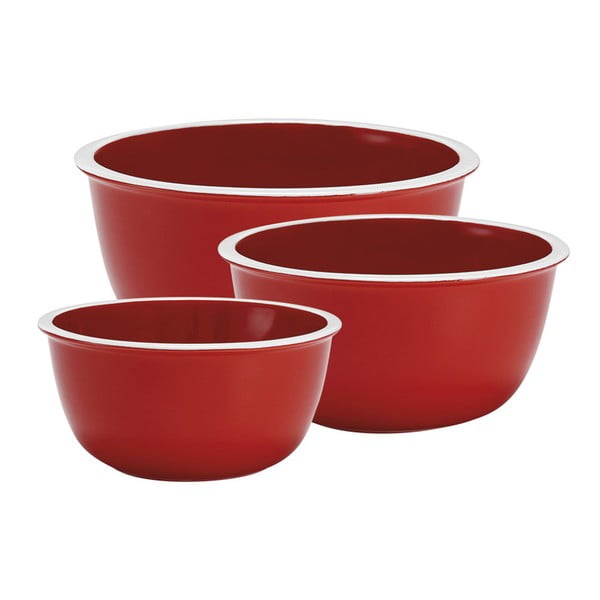 3 sarkanu keramikas trauku komplekts Ladelle Logan
