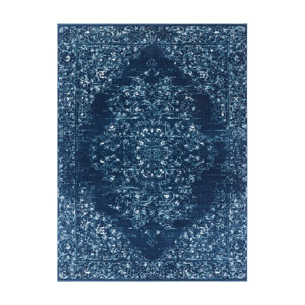 Tumši zils paklājs Nouristan Pandeh, 80 x 150 cm