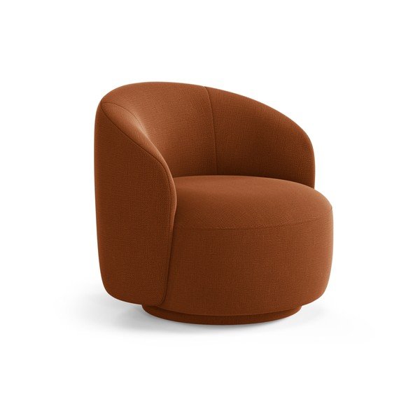 Ķieģeļu sarkans grozāms atpūtas krēsls Letizia – Micadoni 