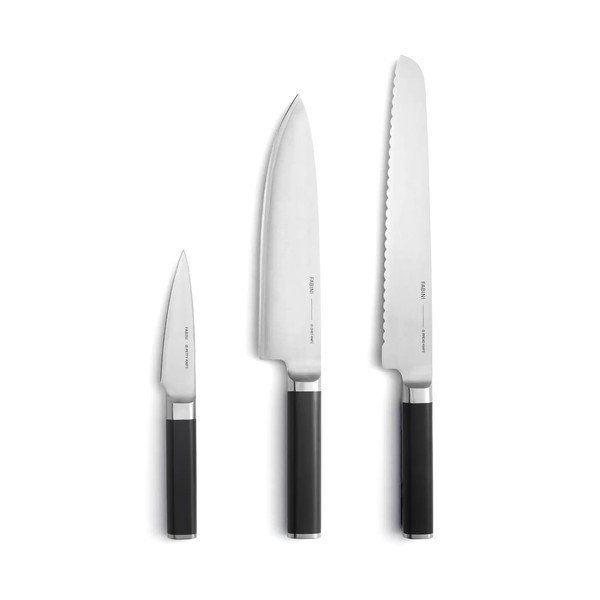 Nažu komplekts ar nerūsējošā tērauda asmeni (3 gab.) Trino – FABINI