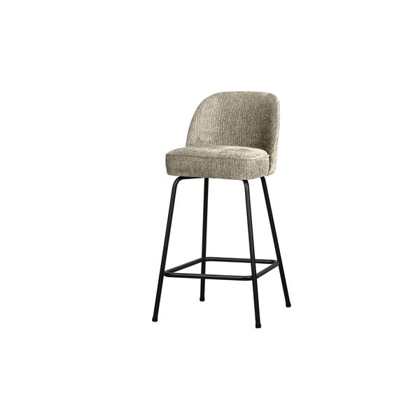 Krēmkrāsas samta bāra krēsls (sēdekļa augstums 64 cm) Vogue – WOOOD-image-1