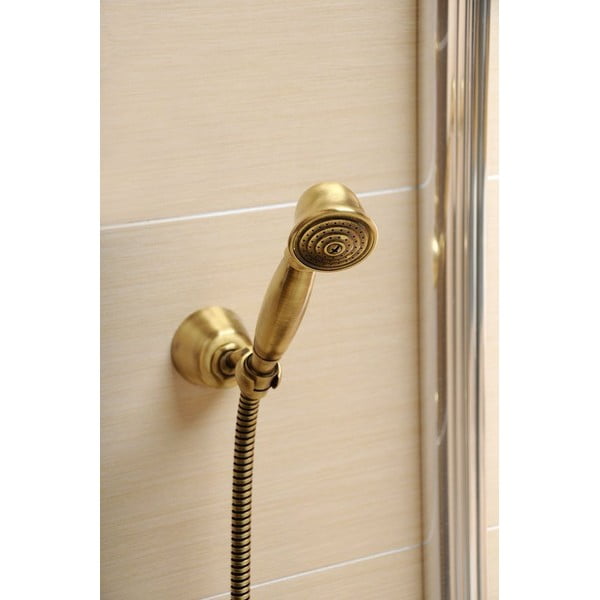 Bronzas krāsas misiņa dušas galva ø 5 cm Antea – Sapho-image-1