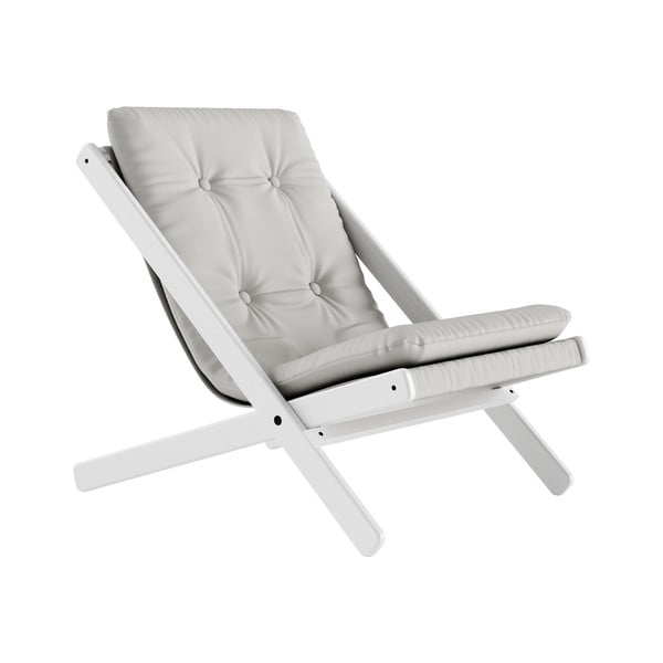 Saliekamais krēsls Karup Design Boogie Natural Clear Light Grey