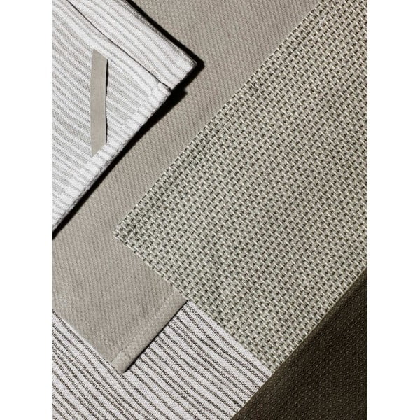 2 baltu kokvilnas trauku dvieļu komplekts Blomus Pattern, 50 x 70 cm-image-1