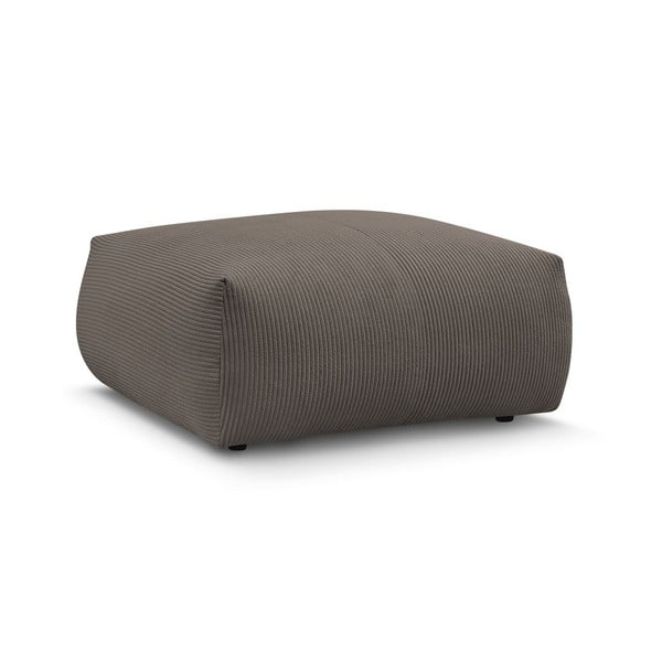 Pelēks/brūns velveta kāju soliņš Voltaire – Bobochic Paris-image-1