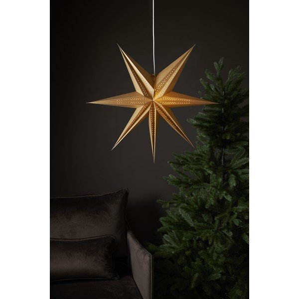 Ziemassvētku gaismas dekors zelta krāsā ø 60 cm Point – Star Trading-image-3