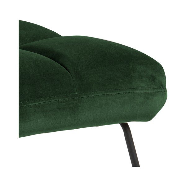 Zaļš samta atpūtas krēsls Alba – Actona-image-4