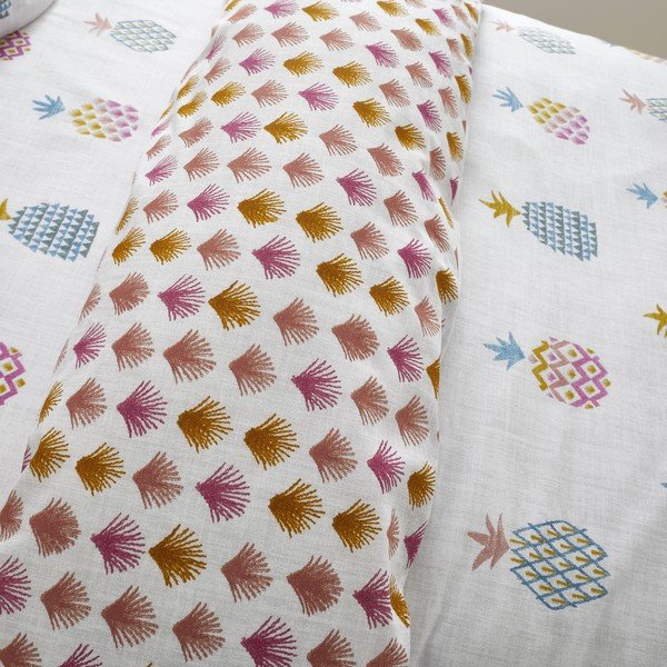 Kokvilnas bērnu gultas veļa 200x135 cm Ananas – Pineapple Elephant-image-3
