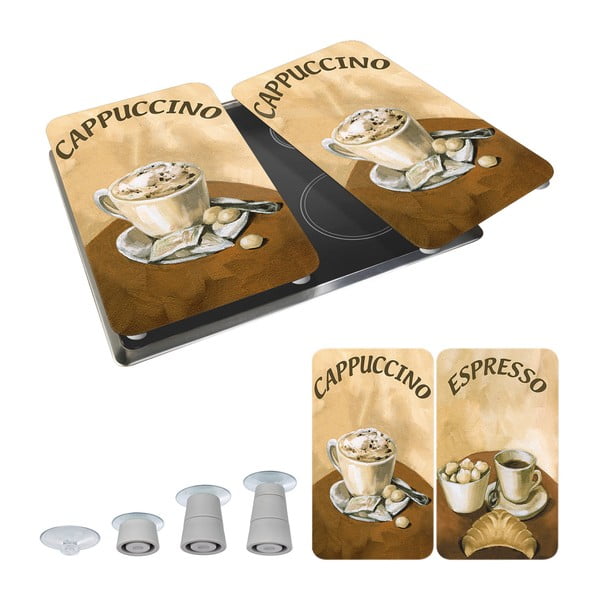 Stikla aizsargplāksnes plītij (2 gab.) Wenko Coffee-image-2