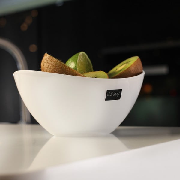Balta salātu bļoda Vialli Design, 16 cm-image-1