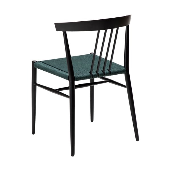 Melns/tirkīzzils pusdienu krēsls Sava – DAN-FORM Denmark-image-4