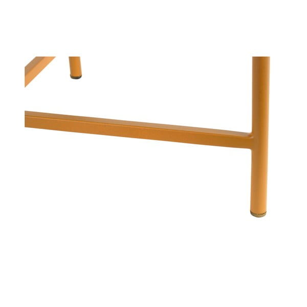 Okera dzeltens metāla apaļš žurnālgaldiņš ø 50 cm Meseta  – Leitmotiv-image-2