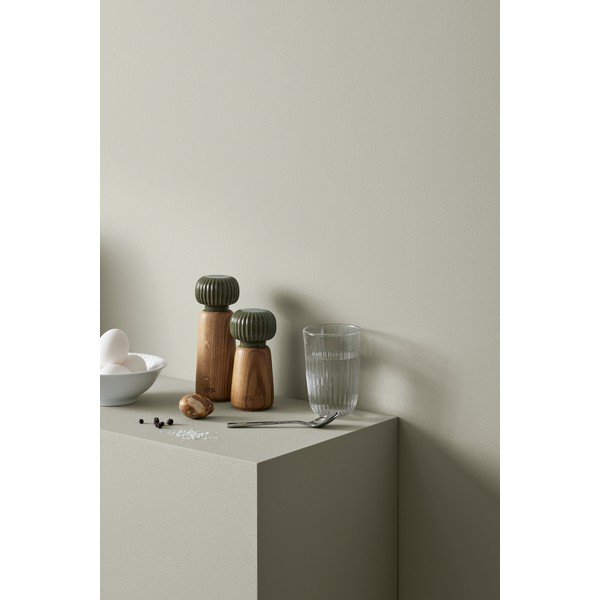 Zaļas/dabīga toņa masīvkoka sāls un piparu dzirnaviņas Hammershøi – Kähler Design-image-3