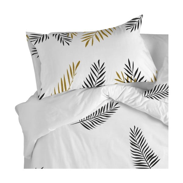 Kokvilnas spilvendrānas (2 gab.) 50x75 cm Foliage – Blanc-image-1