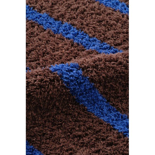 Zils/brūns kokvilnas celiņa paklājs 80x250 cm Mika – Jotex-image-3