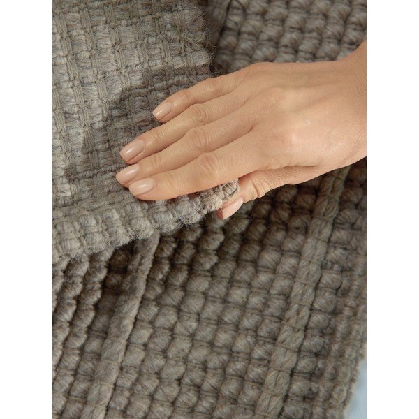 Pelēks ar rokām darināts vilnas paklājs 120x170 cm Camden Parker – Ted Baker-image-3