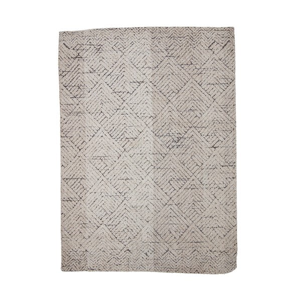 Krēmkrāsas paklājs no kokvilnas maisījuma 150x210 cm Saxo – Bloomingville