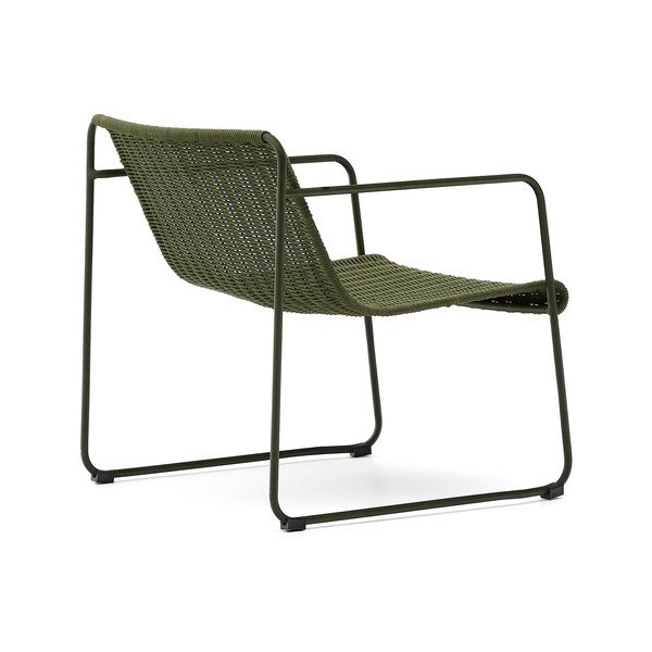 Zaļš metāla dārza atpūtas krēsls Maurina – Kave Home-image-4