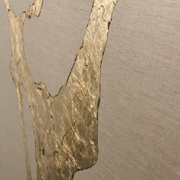 Ar rokām apgleznota glezna 90x120 cm Wild Horizon Gold – Malerifabrikken-image-3