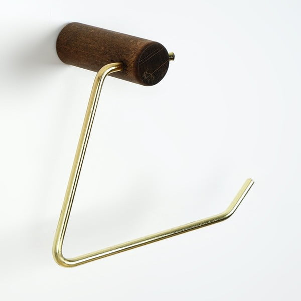 Sienas koka turētājs tualetes papīram – Kalune Design-image-2