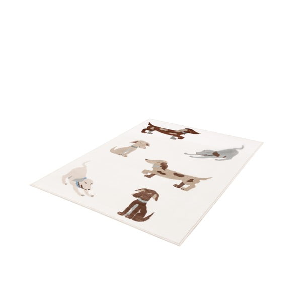 Ziloņkaula krāsas bērnu paklājs 80x150 cm Dogsie Pearl – FD-image-4