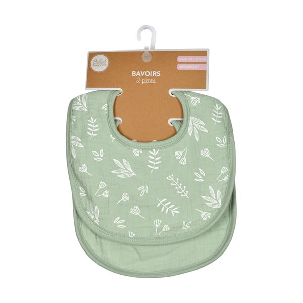 Zaļi muslīna krūšautiņi (2 gab.) – Bébé Douceur-image-2