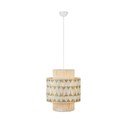 Dabīga toņa piekaramā lampa ar auduma/džutas abažūru ø 45 cm Ano – Markslöjd