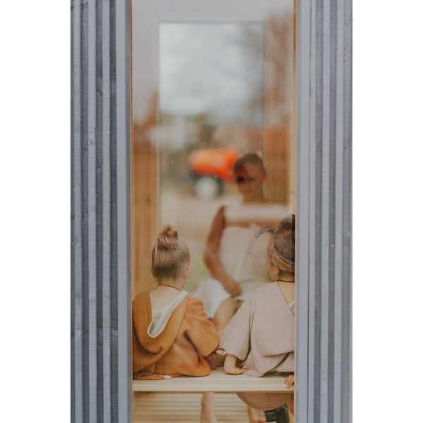 Konjakbrūns muslīna bērnu pončo M izmēra – Malomi Kids-image-2